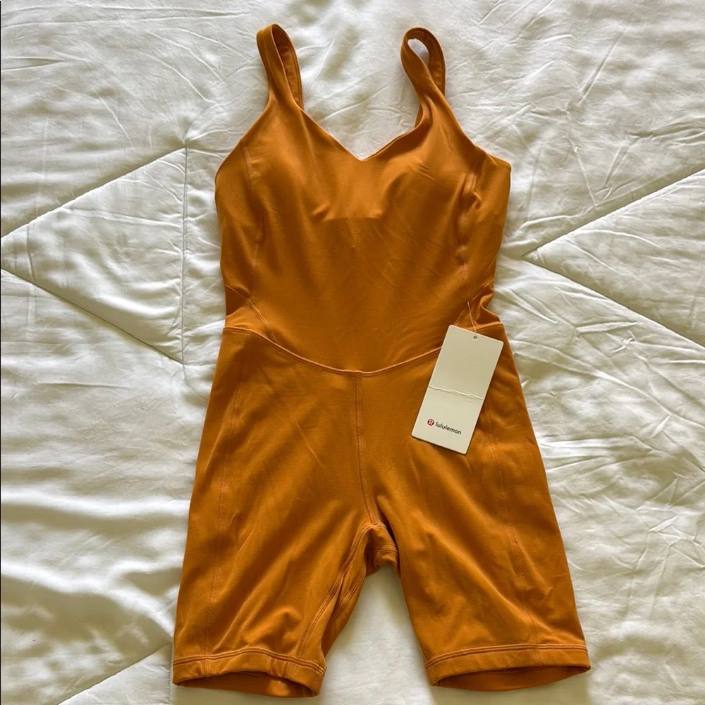 Align Bodysuit in Orange by Lululemon - Picture 1 of 4
